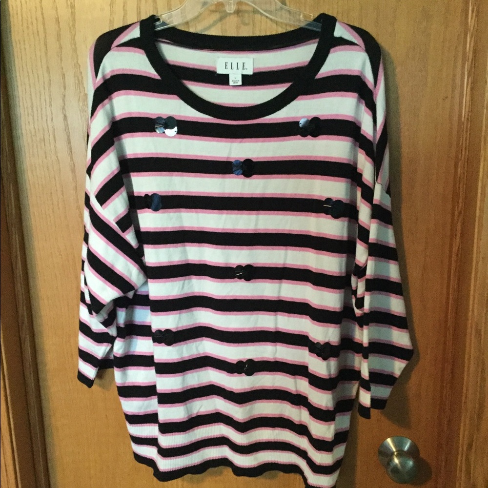 Elle sweater with sequins